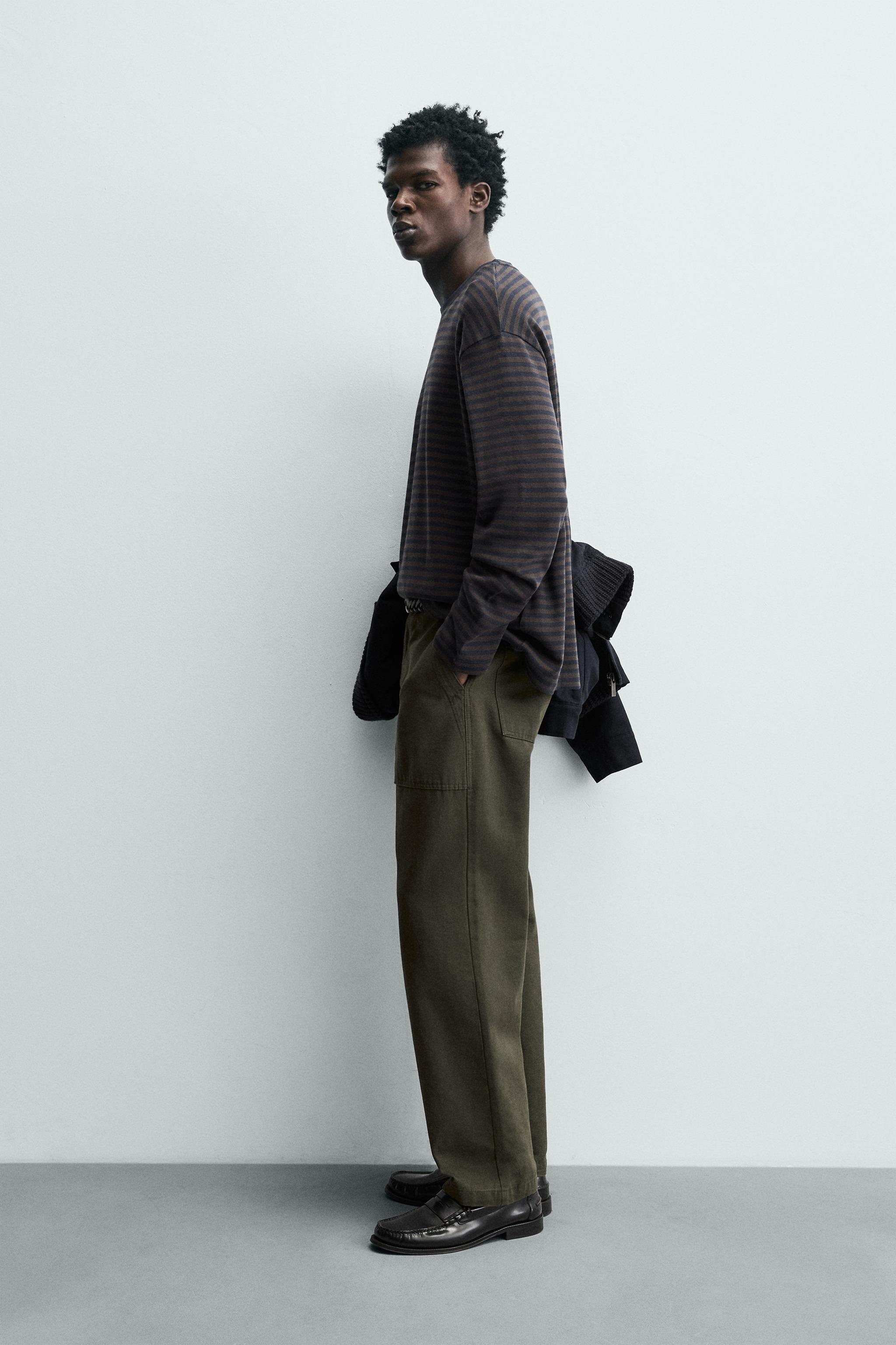 T-SHIRT À RAYURES EN CONTRASTE